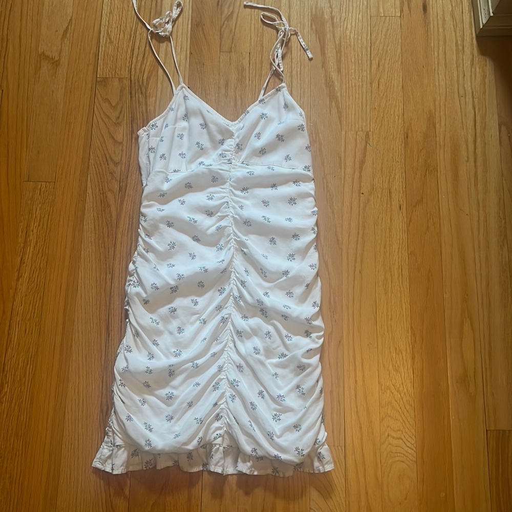 Hollister White Floral Dress